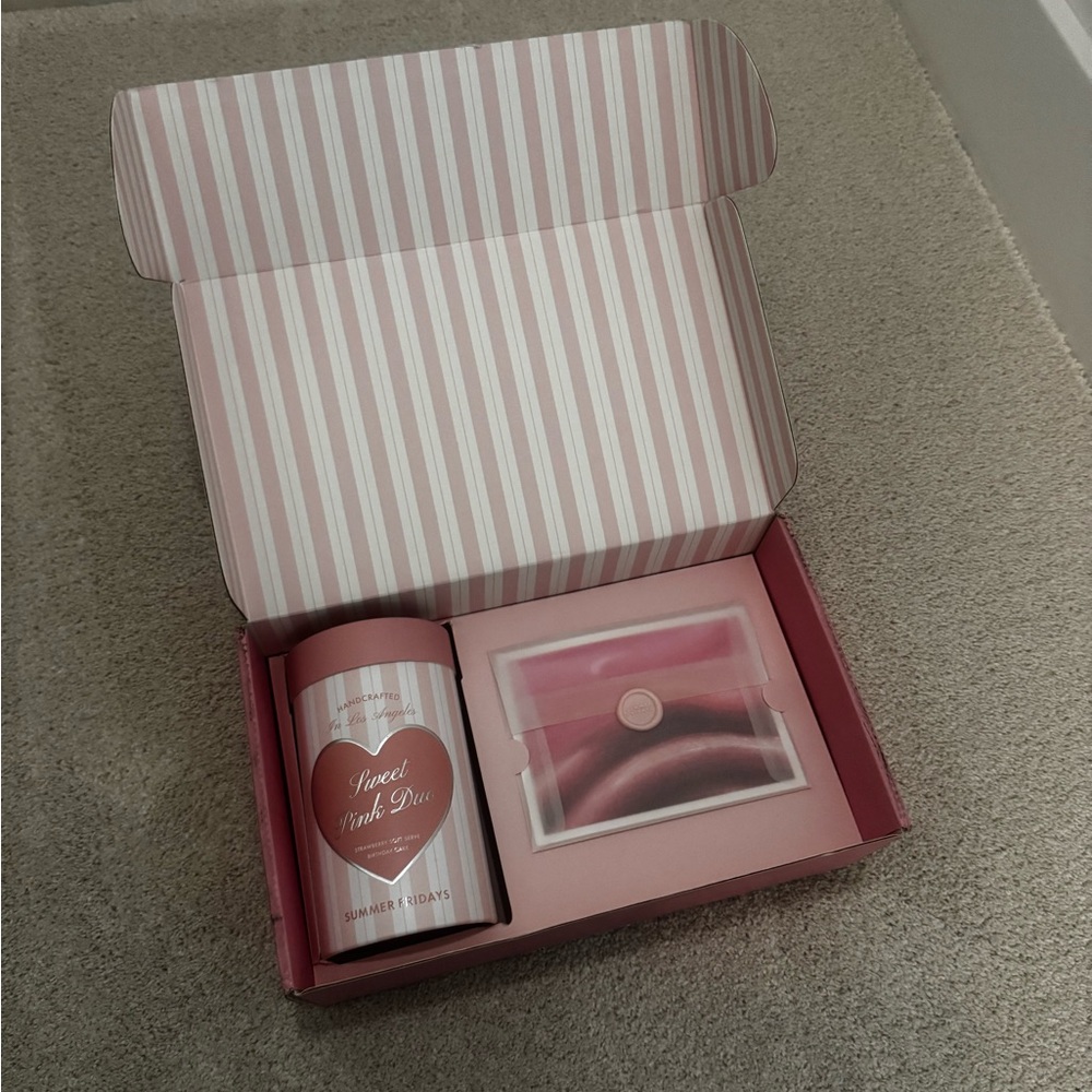 Limited Edition Summer Fridays Sweet Pink Duo PR Mailer